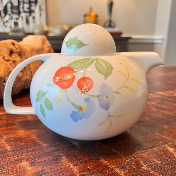 Modernist Scherzer German Porcelain Vintage Tea Pot - Picture 9 of 11